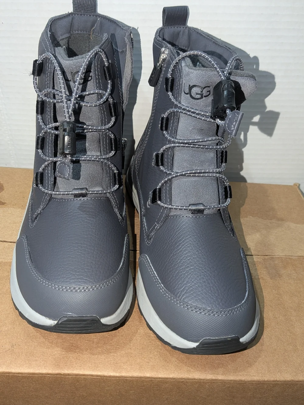 Kids Gray Winter Boots - UGG Style